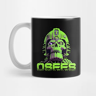 Music Face And Green Color Mug